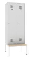 Armoire métallique Sum 420 W avec banc P421 W