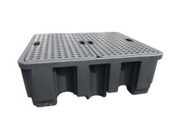 Puisard pour quatre fûts de 200 l, volume de récupération 450 l