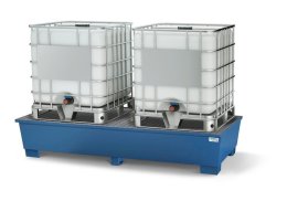 Puisard sur pieds ligne classique pour 2 cuves IBC