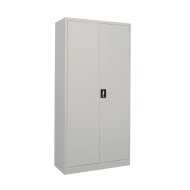 Armoire étagère en tôle avec porte insérée C01 gris