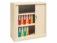 Armoires de bureau en fer blanc avec portes roulantes