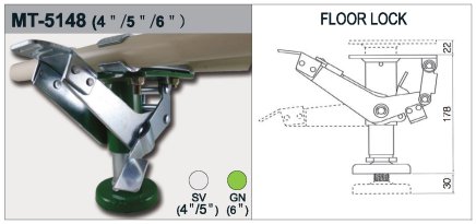 Pied fixe debout MT-5148SV - 1