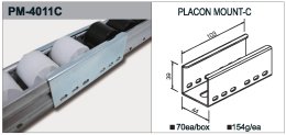 Support de rail à rouleaux type PM-4011C