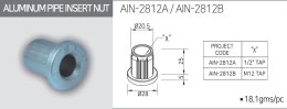 Bouchon interne avec filetage AIN-2812B