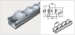 Rail à rouleaux PL-401G
