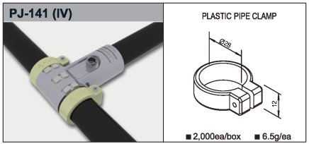 Manchon en plastique PJ-141 - 1