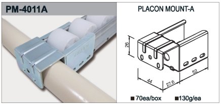 Support de rail à rouleaux type PM-4011A - 1
