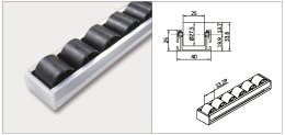 Rail à rouleaux PL-402F_EM