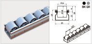 Rail à rouleaux PL-351F