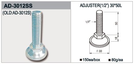 Vis de rectification type AD-3012ISM - 1