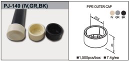 Bouchon en plastique externe PJ-149BK