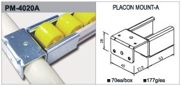 Support de rail à rouleaux type PM-4020A