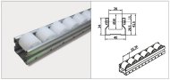 Rail à rouleaux PL-401F - 1