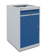 Conteneur d'atelier bas avec porte et tiroir