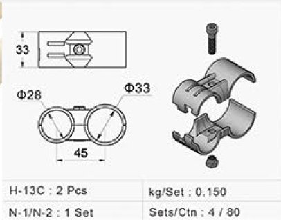 Embrayage en métal - set HJ-13CBK - 2