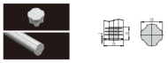 Bouchon en plastique APJ-110S_H