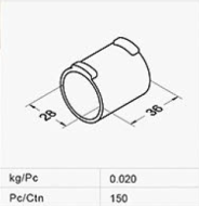 Manchon en aluminium MT-5180 - 2