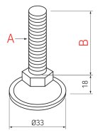 Vis de rectification type AD-3010MSM - 2