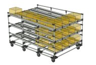 Rack à gravité FIFO avec roues 22110953 - 5