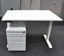 Table réglable en hauteur avec conteneur EO14_HDT-03L