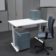 Table de bureau avec espace de rangement et chaise EO18_HDT_HDK_Matrix