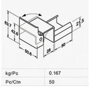 Coupleur pliable pour suivre PM-4010SK - 2