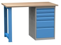 Table d'atelier avec conteneur de base SD41232