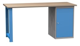 Table d'atelier avec conteneur de base 1700 mm