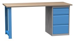 Table d'atelier avec conteneur de base SD41733 1700 mm