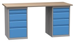 Table d'atelier avec conteneur de base SD41734 1700 mm