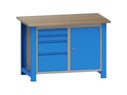 Table d'atelier avec conteneurs insérés SD41223