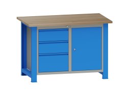 Table d'atelier avec conteneurs insérés SD41224