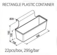 Boîte suspendue en plastique, RPC-300A - 1