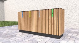 Poubelle pour déchets triés Lamela III