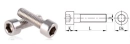 Vis à tête cylindrique KDC-6x10