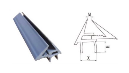 Barre réglable pour insérer le verre KGL - 1