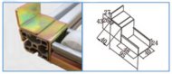 Support de rail à rouleaux KJ-2040D-40 - 1