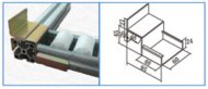 Support de rail à rouleaux KJ-2060D-40 - 1