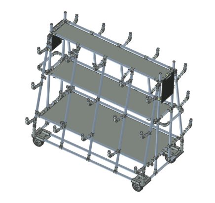 Chariot de préparation de commandes 23080491 - 1