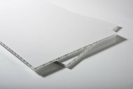 Tableau à bulles avec structure à boutons, blanc AKYPRINT