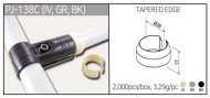 Support en plastique avec bord biseauté PJ-138C, couleur beige
