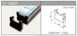 Bouchon en plastique pour terminer le rail PJ-140ST