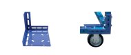 Support d'angle pour roues WJ-SQ4040-002 - 1