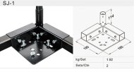Support d'angle pour roulettes à platine SJ-1SV - 2