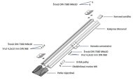 Pied d'approche du rail - fixation par perçage - 2