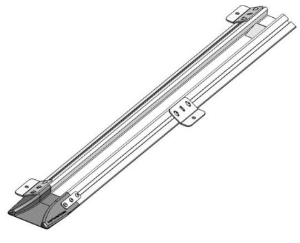 Support séparé pour fixer le rail au sol - 2