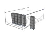 Rail - Monorail, longueur 1 m - 4