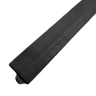 Bord d'attaque en caoutchouc noir "femelle" pour tapis Diamond Plate Tile