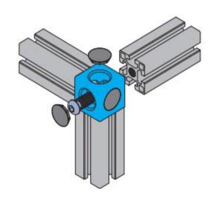 Accouplement cubique 40x40 - 2