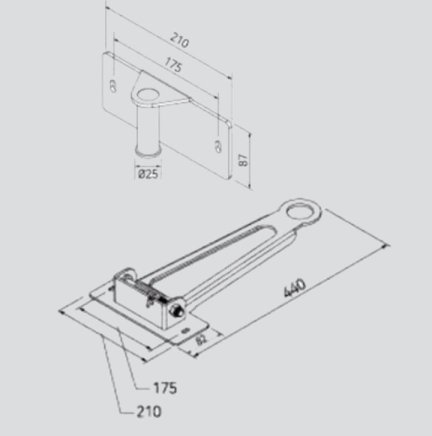 Bras de traction WA-1005D - 2